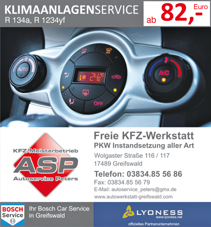 Anzeige Klimaanlagenservice 12 2014